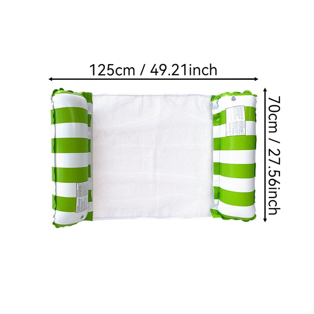 Matelas gonflable pliable pour piscine et mer – fauteuil flottant à…