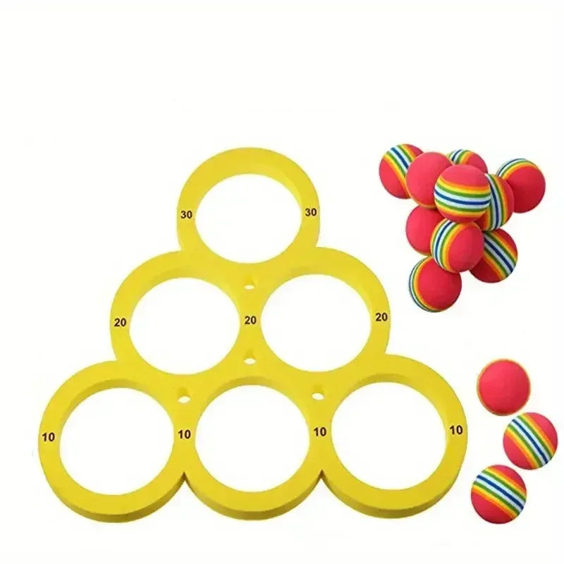 Fun Splash Water Sports Floating Pool Game Toy - Durable EVA Material, Random Color Ball, Perfect for Summer Fun