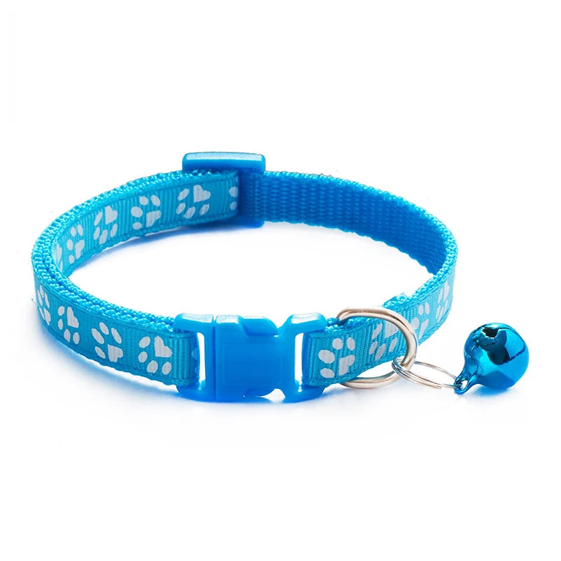 Collarlo per Gatti e Cani con Campanella, Multi-Colori, Corda