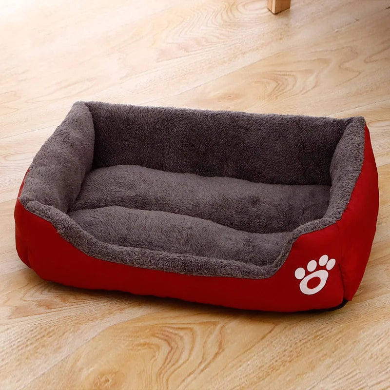 Cuccia Plush per Cani - Letto Non Scivoloso e Resistente, Taglie S-XL