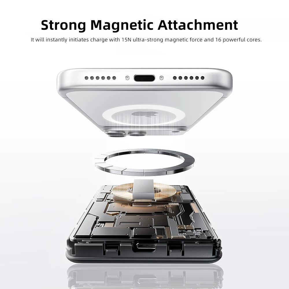 【CCC】MOVESPEED P07 Semi-Solid-State Battery Power Bank 10000mAh 5000mAh Magnetic Wireless Charge Powerbank for iPhone 17 16 15
