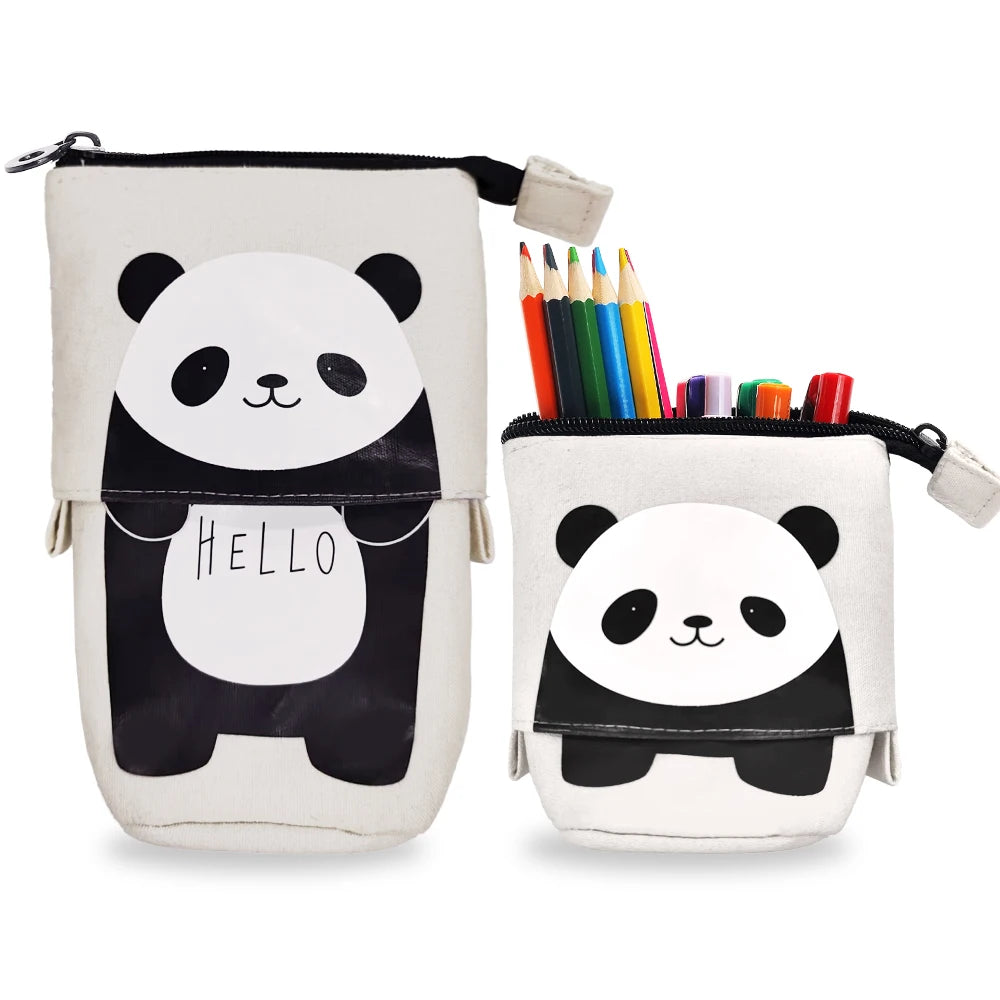 Astuccio Portatile a Sbalzo con Base Stabile – Porta Penne Telescopico Kawaii