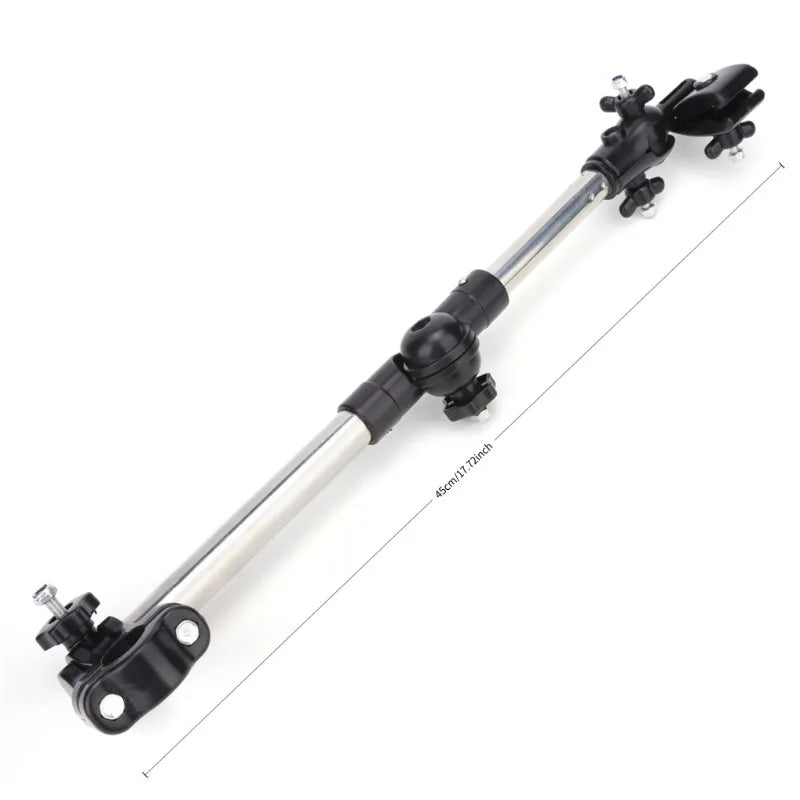 Supporto ombrello girevole 360° per bici e sedia a rotelle, regolabile e…