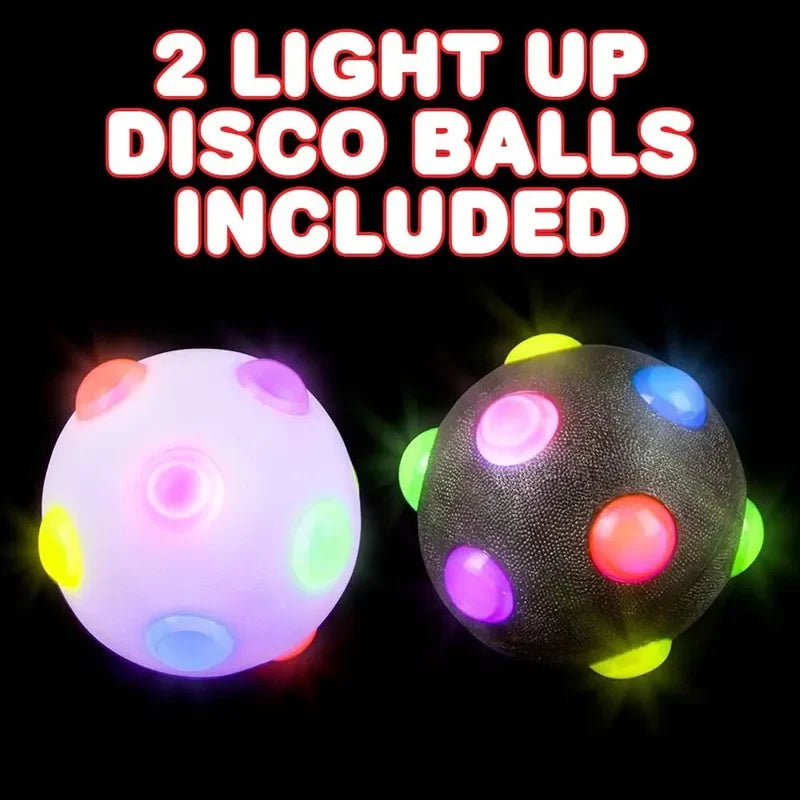 Palla luminosa LED per cani e gatti – Gioco elastico, resistente al morso