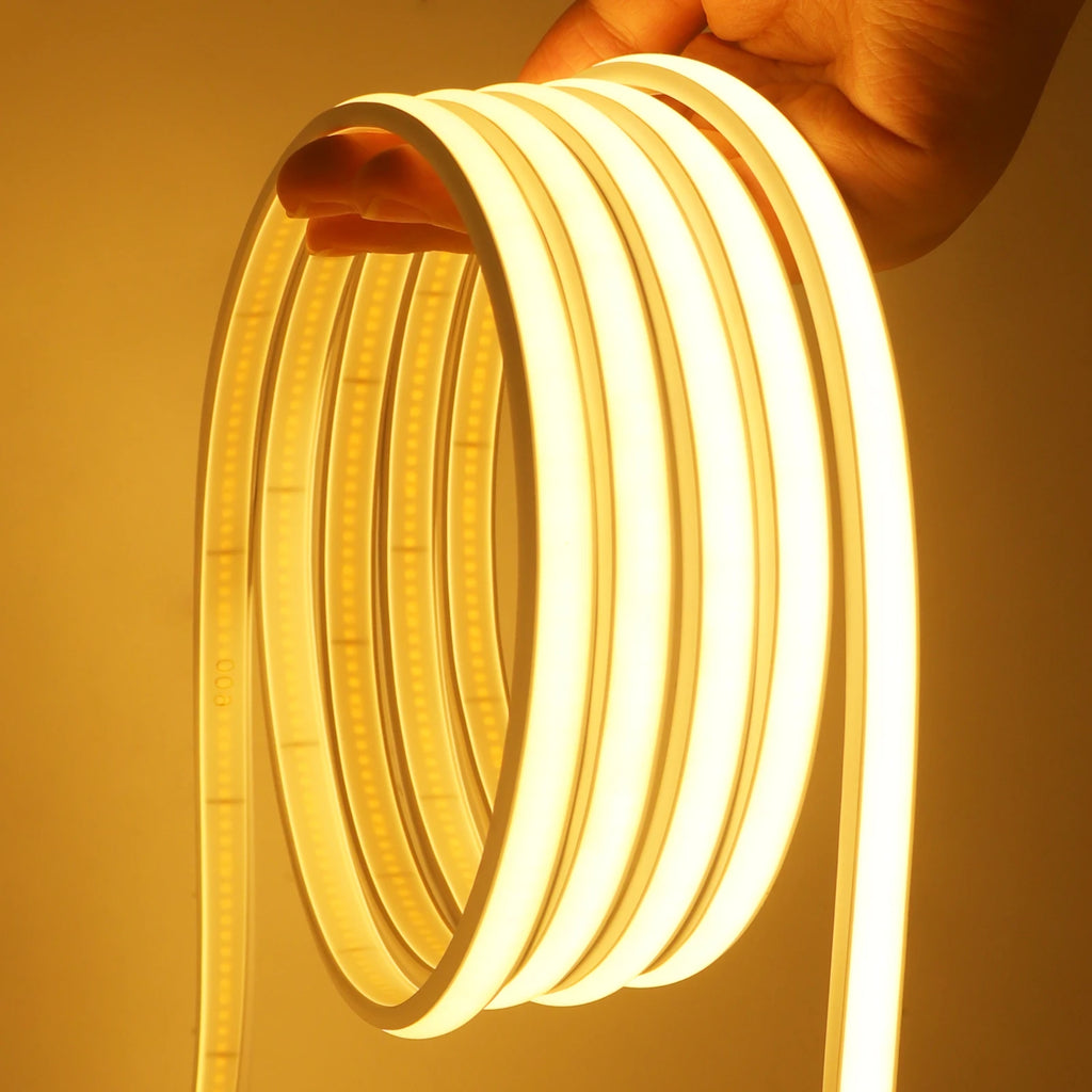 Striscia LED Neon COB Flessibile Impermeabile 12V 24V Alta Luminosità