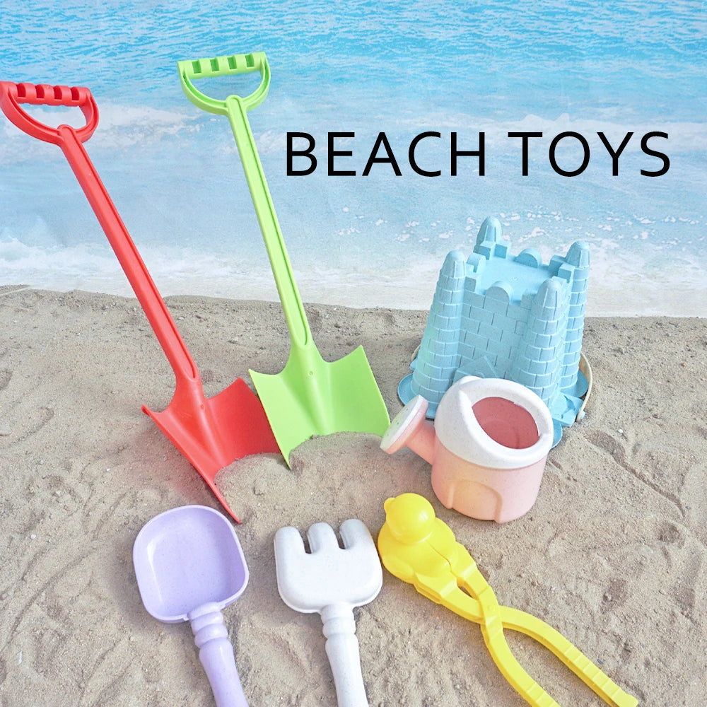 Pala da Spiaggia 53 cm per Bambini – Set Gioco Sabbia, Neve e Acqua, Multicolore