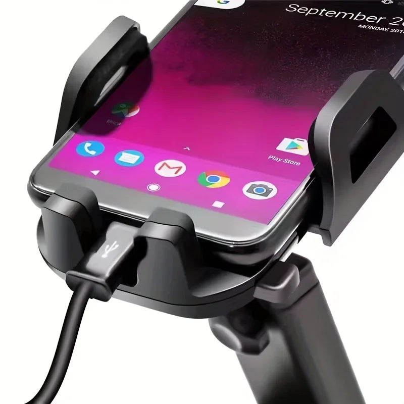 Supporto per smartphone da auto con ventosa regolabile – Nero