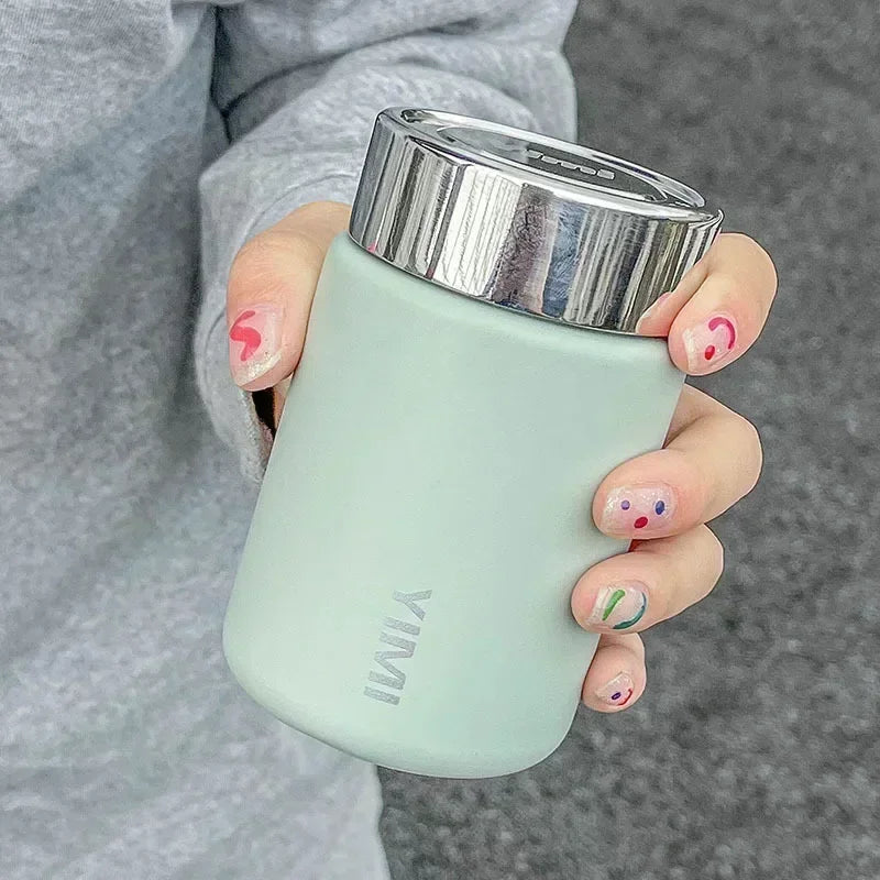 Borraccia termica da 230 ml in acciaio inox 316, tazza portatile e isolante