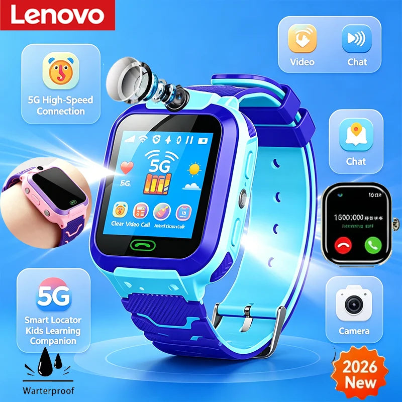 Smartwatch 5G impermeabile IP67 per bambini con GPS, SOS e chiamate