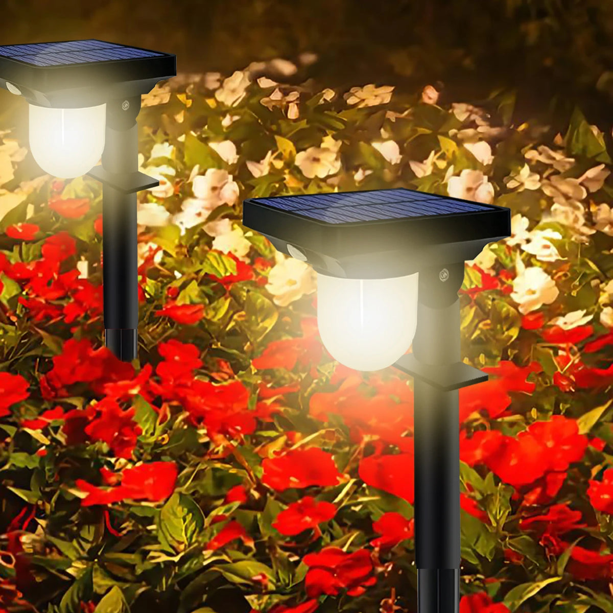 Lampada solare da parete con sensore di movimento, impermeabile IP65, LED