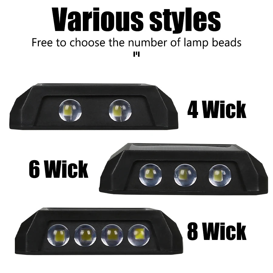 Lampada da Parete Solare per Esterni – LED Impermeabile, Design Moderno, 4/6/8…