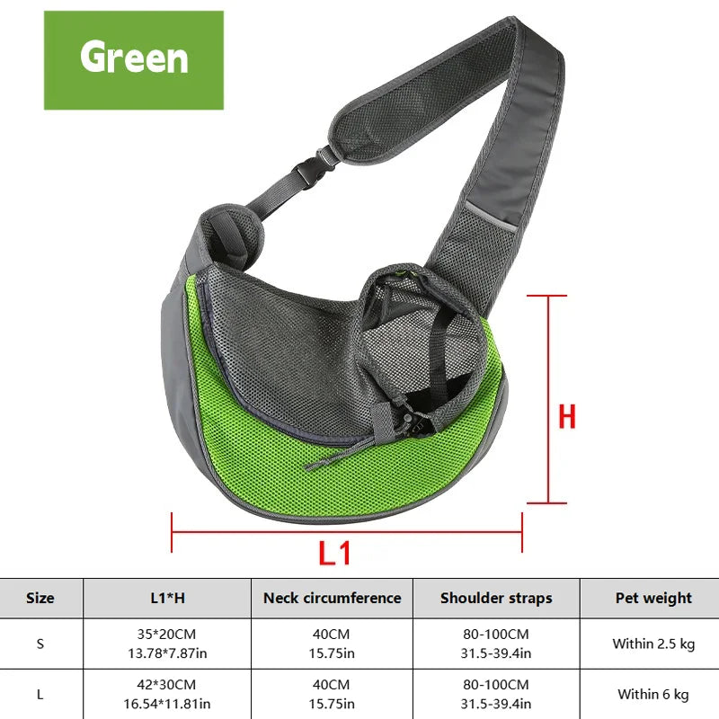 Zaino trasportino per cane e gatto, zaino crossbody traspirante da 20 kg