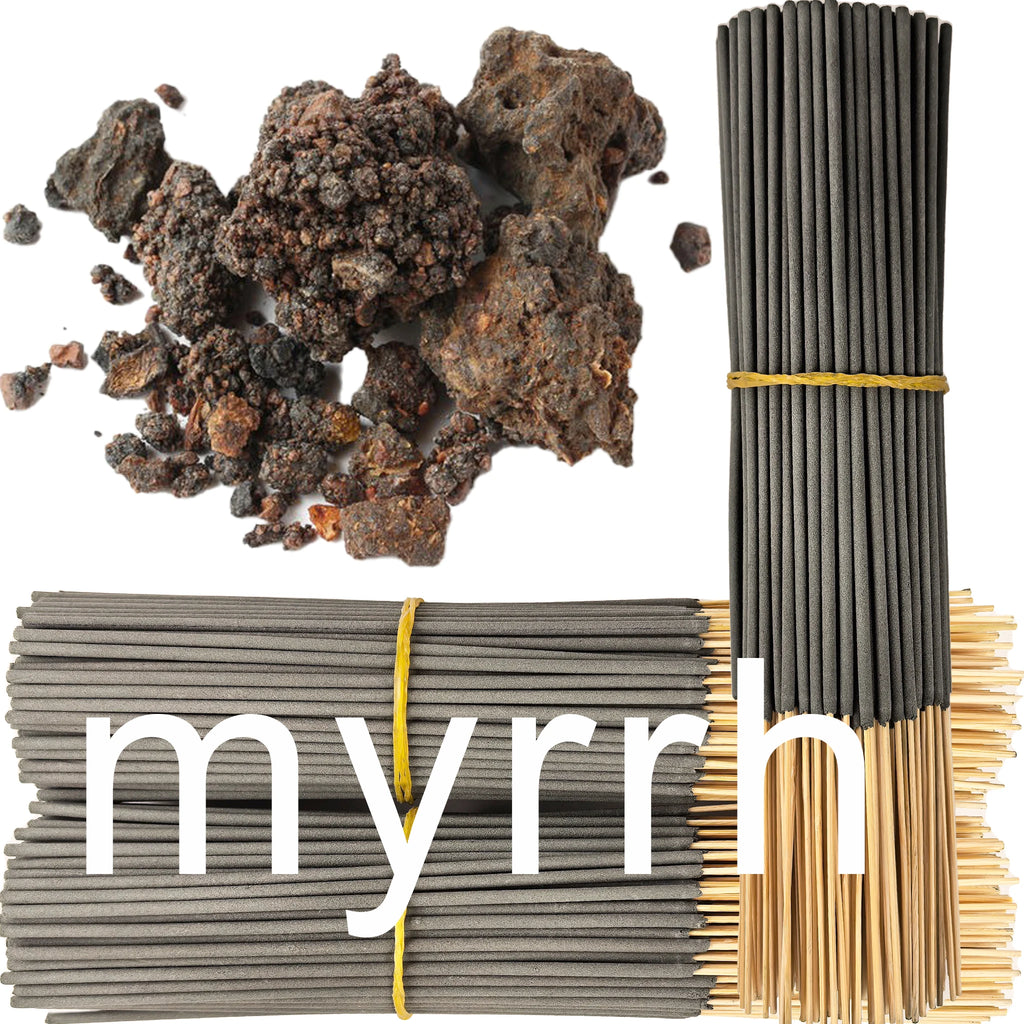 Bastoncini Incenso Myrrh Artigianali - Purifica Aria, Lunga Durata,…