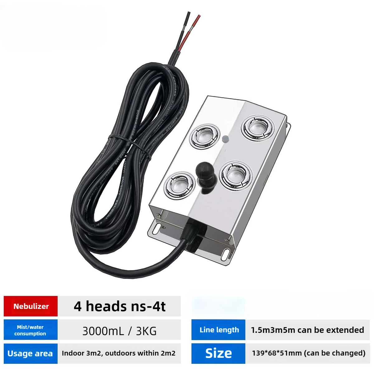 Umidificatore Ultrasonico Industriale 48V con 12 Testine – Nebulizzatore per…