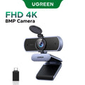 Webcam 8 MP 4K Full HD con autofocus PDAF e microfoni noise cancelling