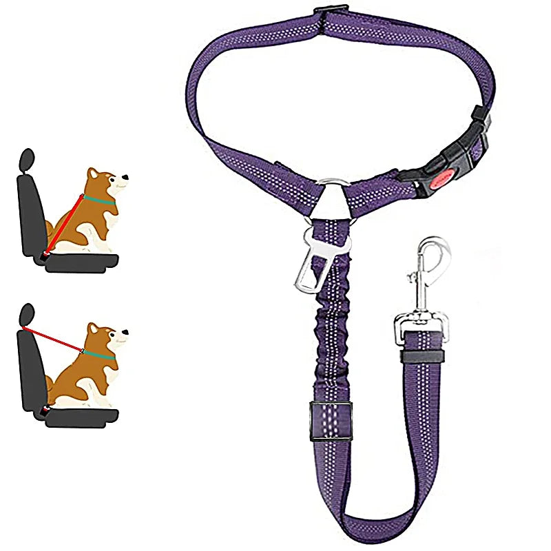 Imbracatura Canino Gatto Cintura Auto 2-in-1 Guinzaglio Sicurezza Sedile…