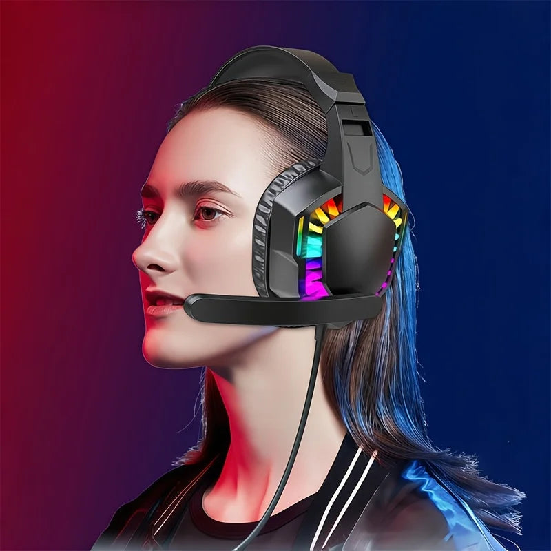 Cuffie cablate con microfono per gaming e multimedia – 40 mm, semi-open