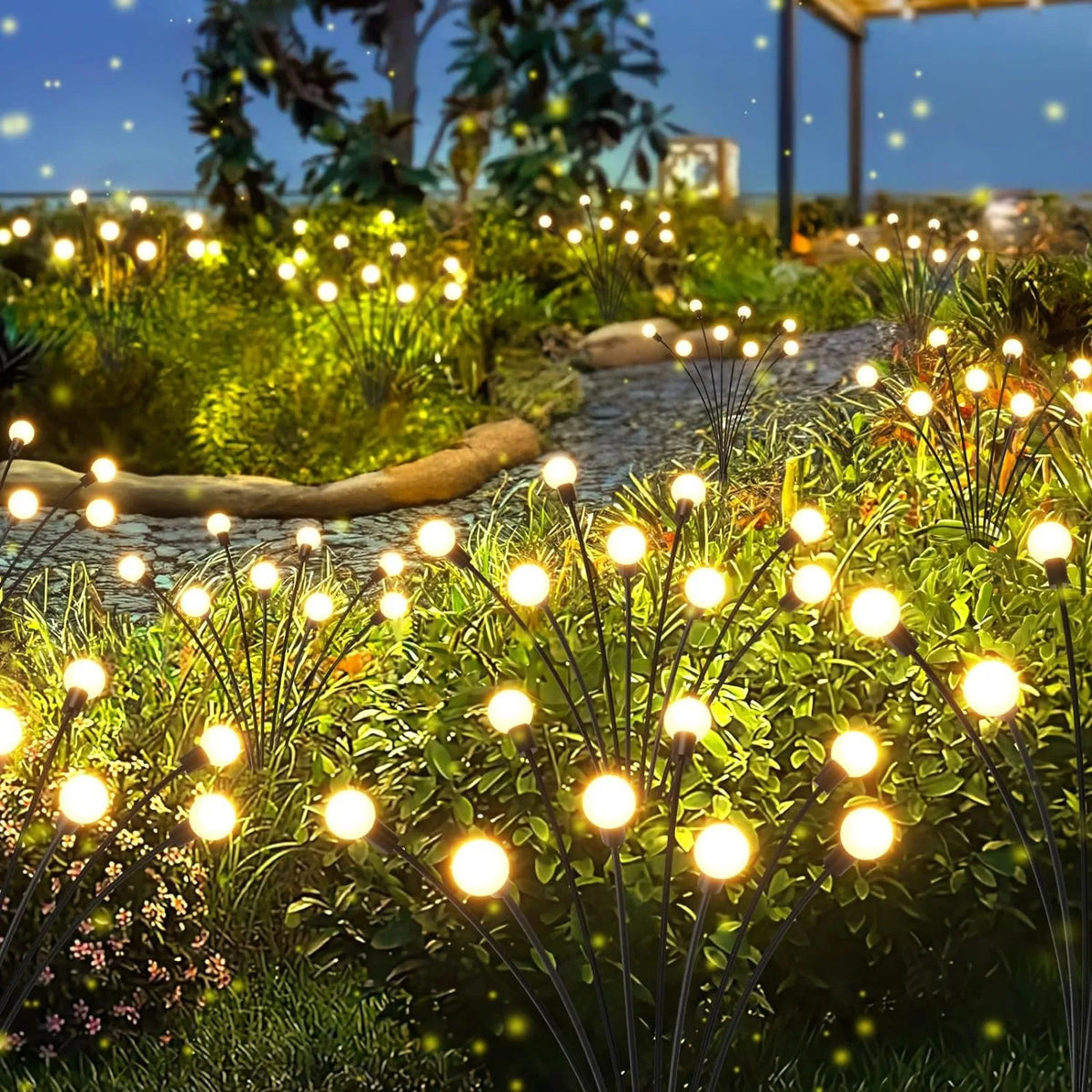 Luci Solari a Lucciola LED 6/8/10 per Giardino, Patio e Percorsi – Senza Fili