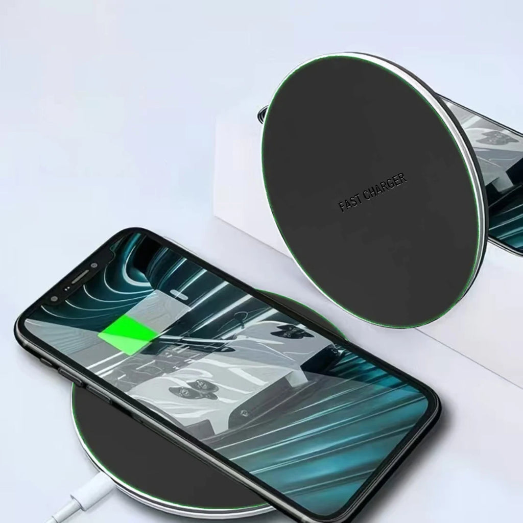 Caricatore wireless 30W per iPhone, Samsung, Xiaomi e altri dispositivi Qi