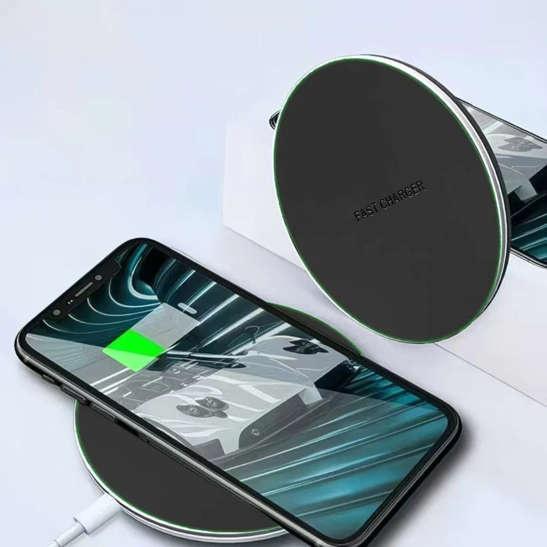 Caricatore wireless 30W per iPhone, Samsung, Xiaomi e altri dispositivi Qi