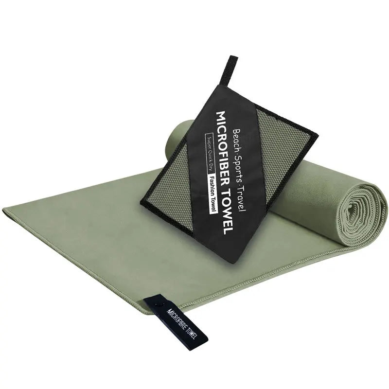 Serviette en microfibre absorbante – 6 tailles pour la salle de sport, la plage et les voyages