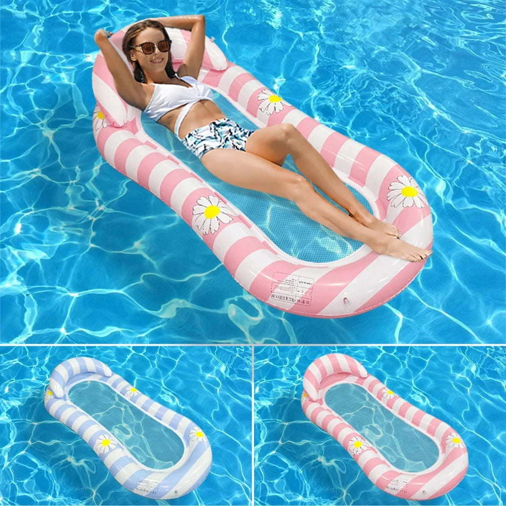 Gondola gonfiabile extra large per adulti – sdraio per piscina, lago e mare