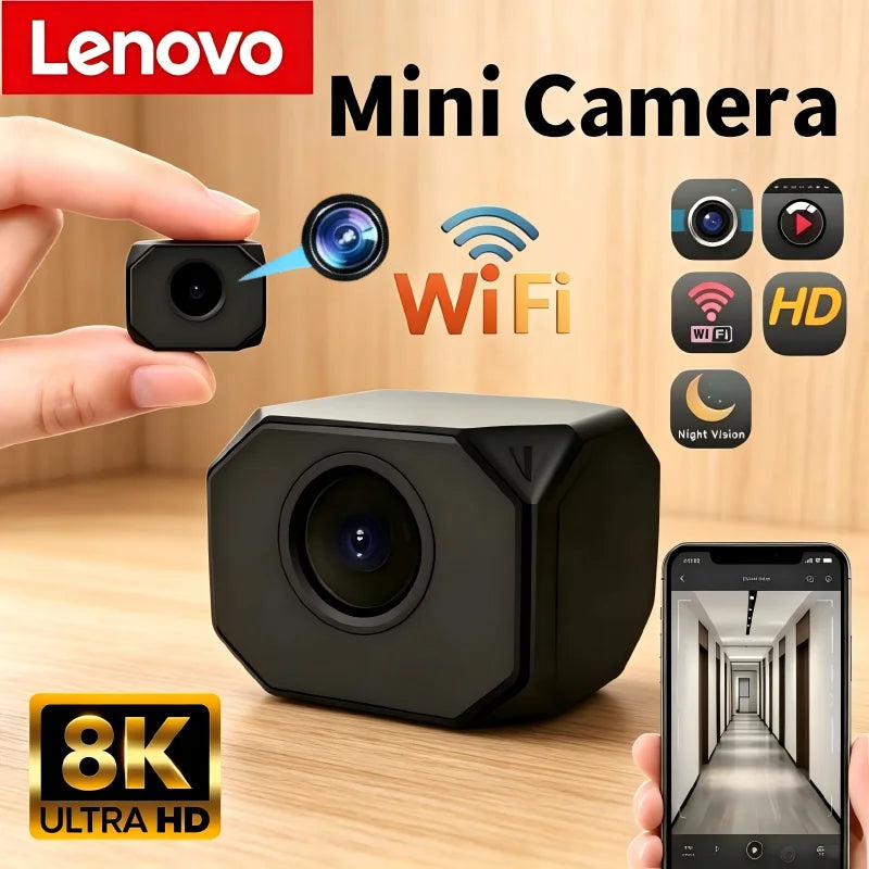 Telecamera Wi‑Fi 8K HD 1080P con audio bidirezionale, sirena e visione notturna