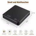 Bilancia da cucina digitale LED con timer USB, 3 kg, precisione 0,1 g