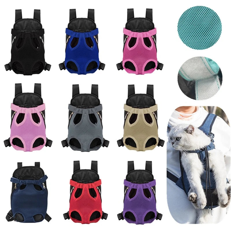 Zaino porta animali da viaggio traspirante per cani e gatti piccoli