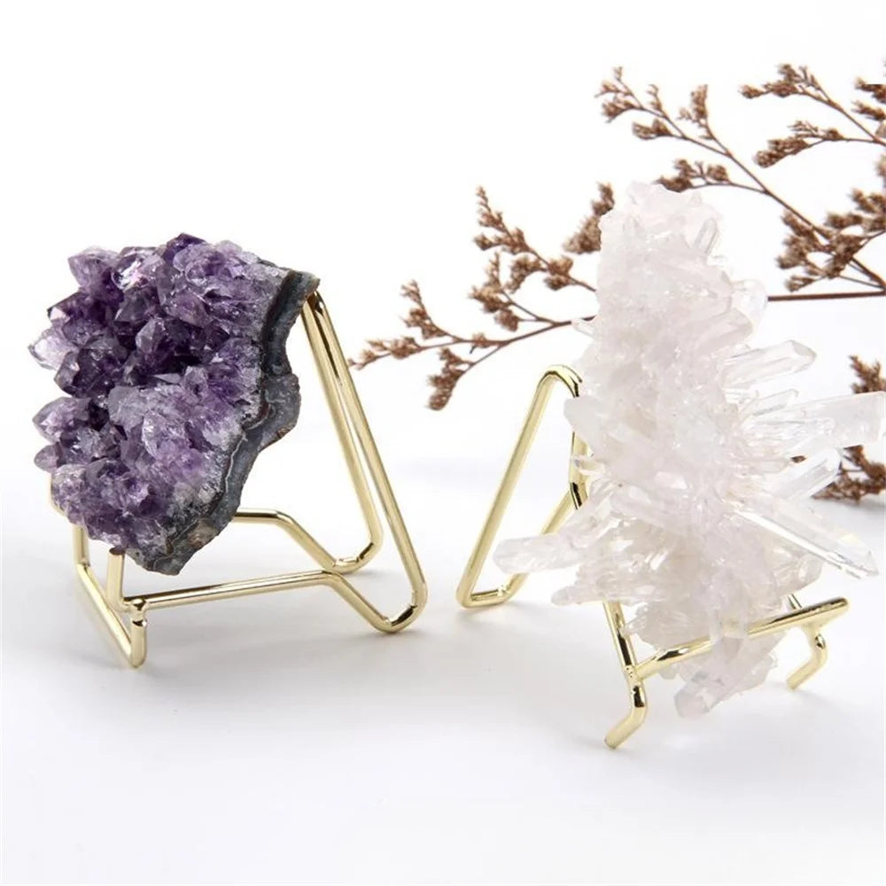 Portaoggetti in Metallo per Cristalli e Decorazioni – Supporto Elegante e…