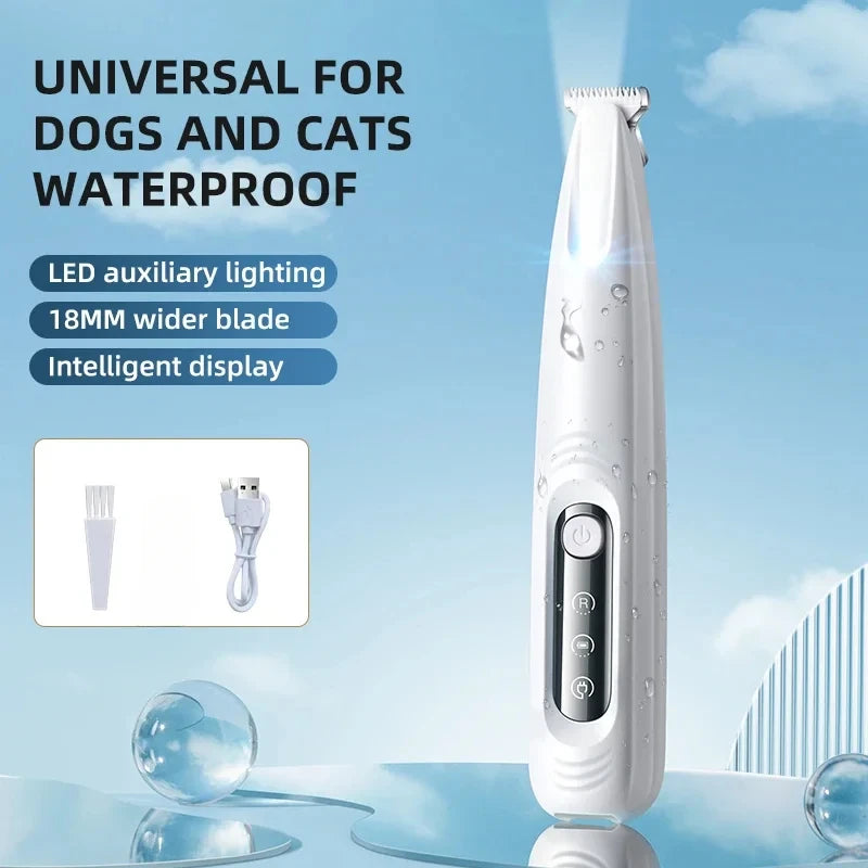 Trimmer per unghie cani con luce LED e lama da 18 mm – taglio preciso e…