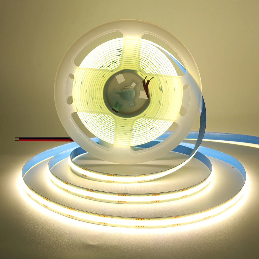 Striscia LED COB flessibile 320 LED/m 5V/12V/24V – 0,5‑5 m, varie temperature…