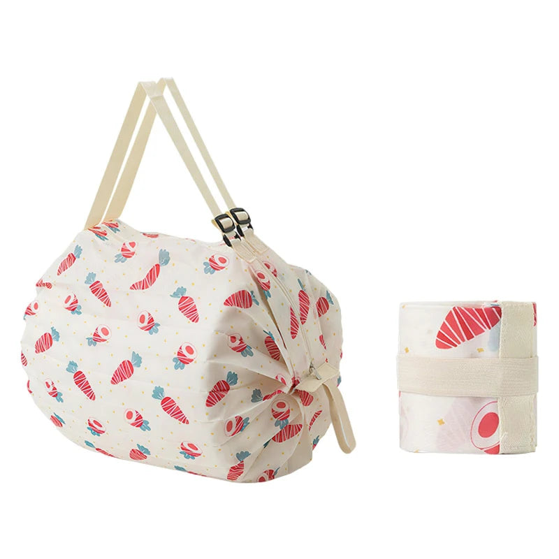 Borsa da Shopping Pieghevole Impermeabile per Viaggi, 48‑64 L, 20 kg