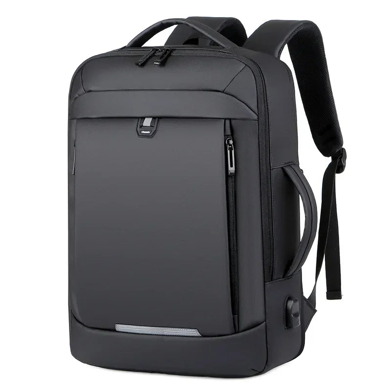 Sac à dos business 17" imperméable avec port USB et sangle respirante pour homme