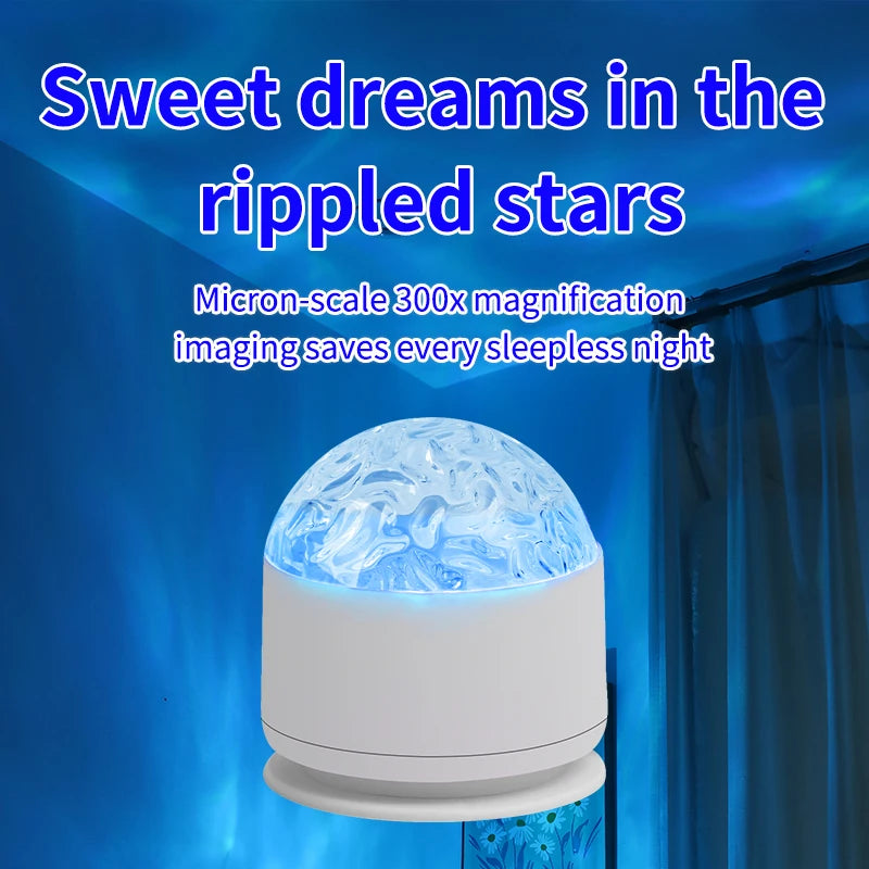 Proiettore LED Aurora Waves – Luci notturne con 16 effetti colore e telecomando