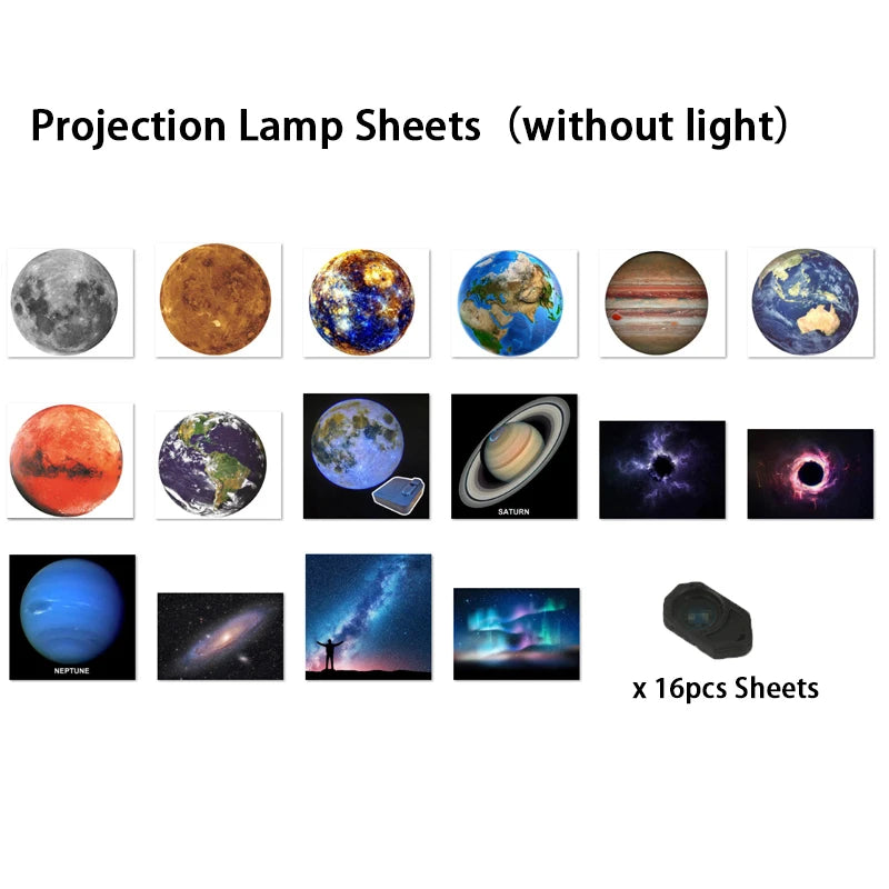 Proiettore Lampada Planetaria Sunset Galaxy Aurora Paesaggio