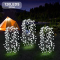 Luci LED solari 200/120 per esterno, decorazione fuochi d'artificio impermeabile