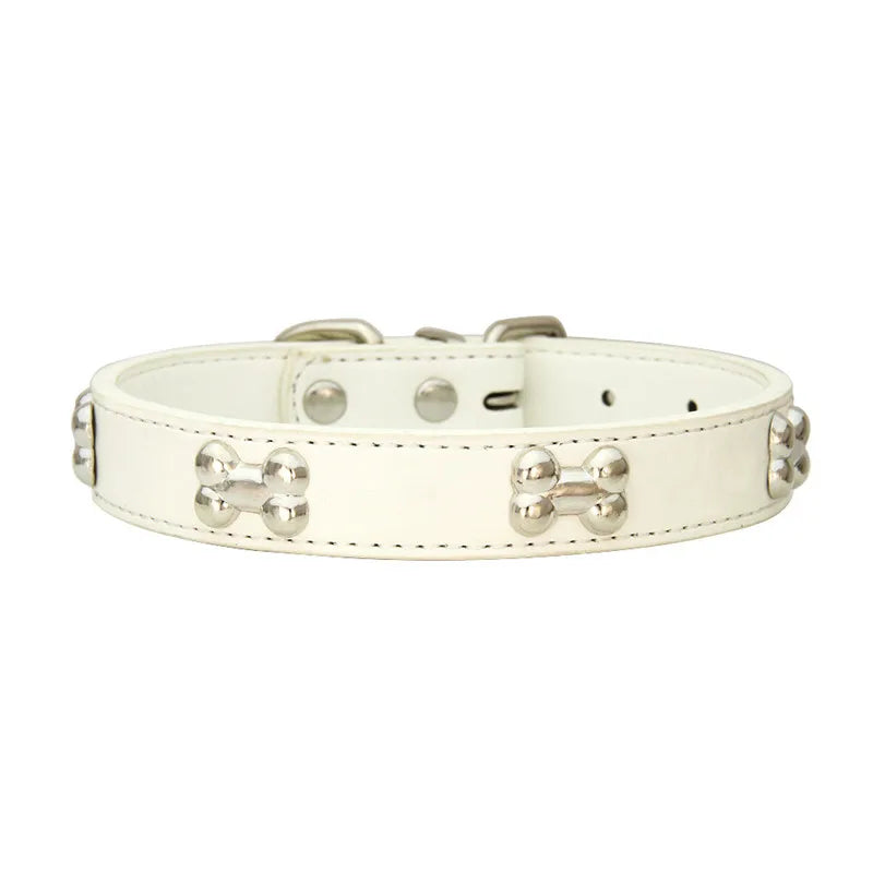 Collare in Pelle per Cani Piccoli e Medi, Breakaway Jeweled Personalizzabile