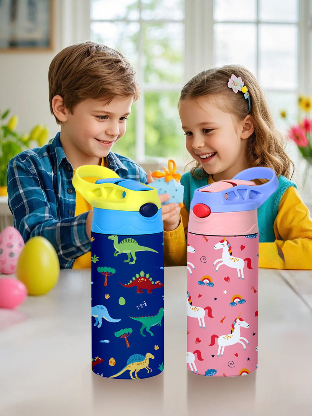 Thermos Tazza da 350ml con Design Cartoons – Acciaio Inox Isolata per Bambini