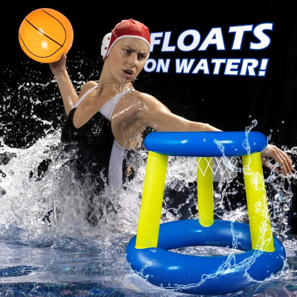 Canestro Gonfiabile da Piscina per Basket – Gioco d’Acqua per Famiglie