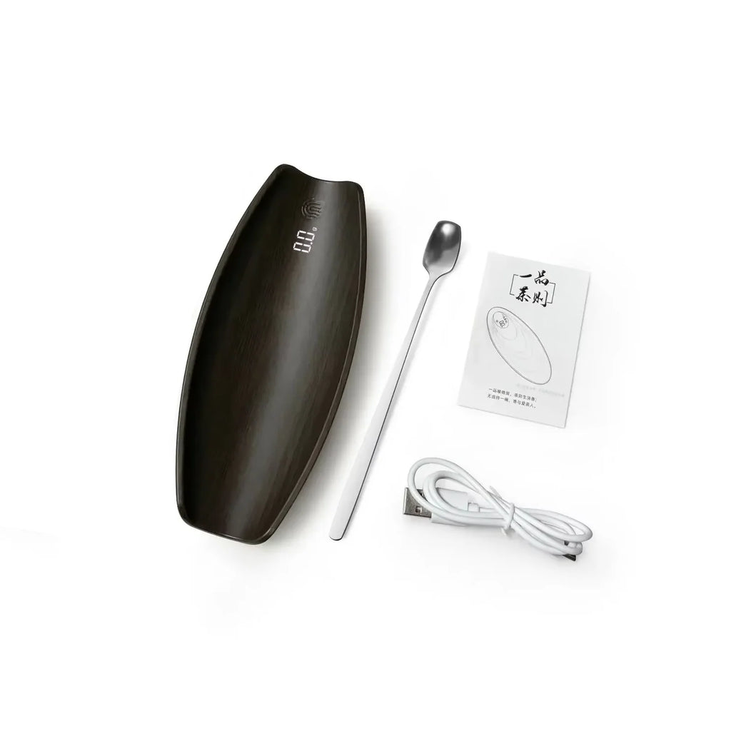Bilancia da cucina digitale portatile 500 g/0,1 g, ricarica USB, design retro
