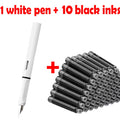 Set 11 penne stilografiche 0,38 mm con inchiostro ricaricabile – scrittura…