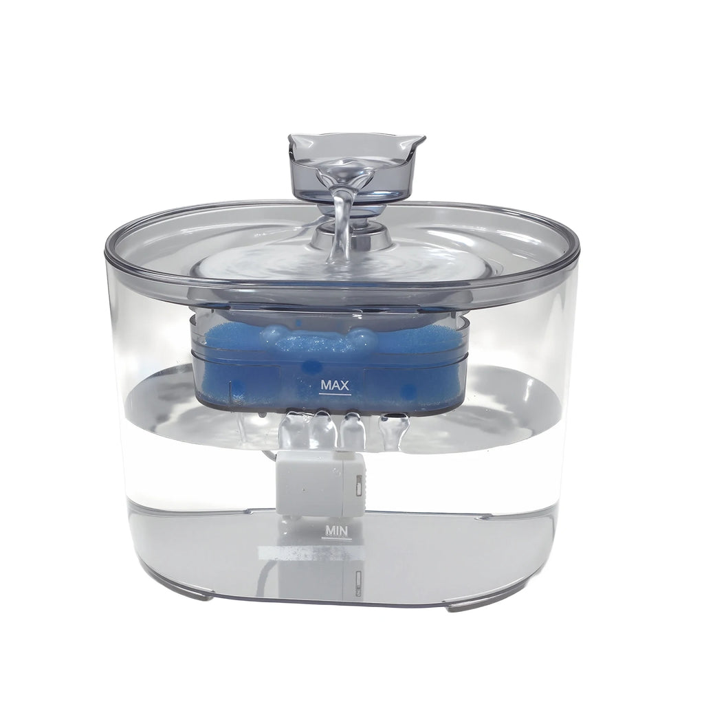 Fontaine pour chat silencieuse USB 2,2 L – Distributeur d'eau automatique