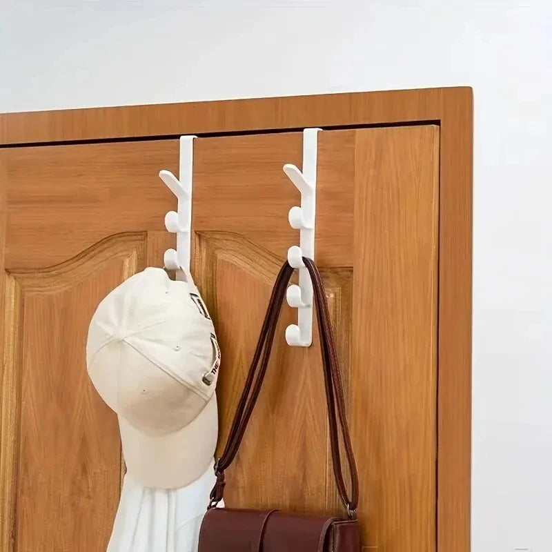 Porta abiti da porta con 5 ganci in ABS – per borse, cappelli e giacche