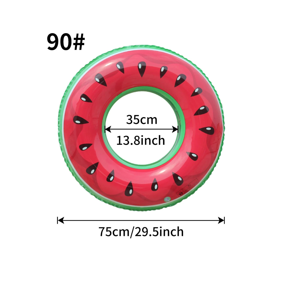 Anello gonfiabile Watermelon in PVC per piscina e spiaggia