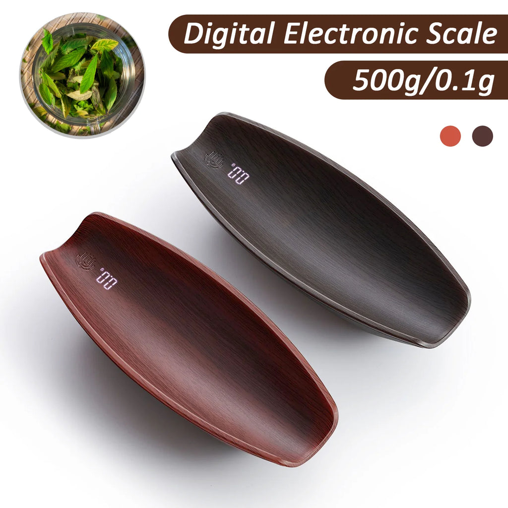 Bilancia da cucina digitale portatile 500 g/0,1 g, ricarica USB, design retro