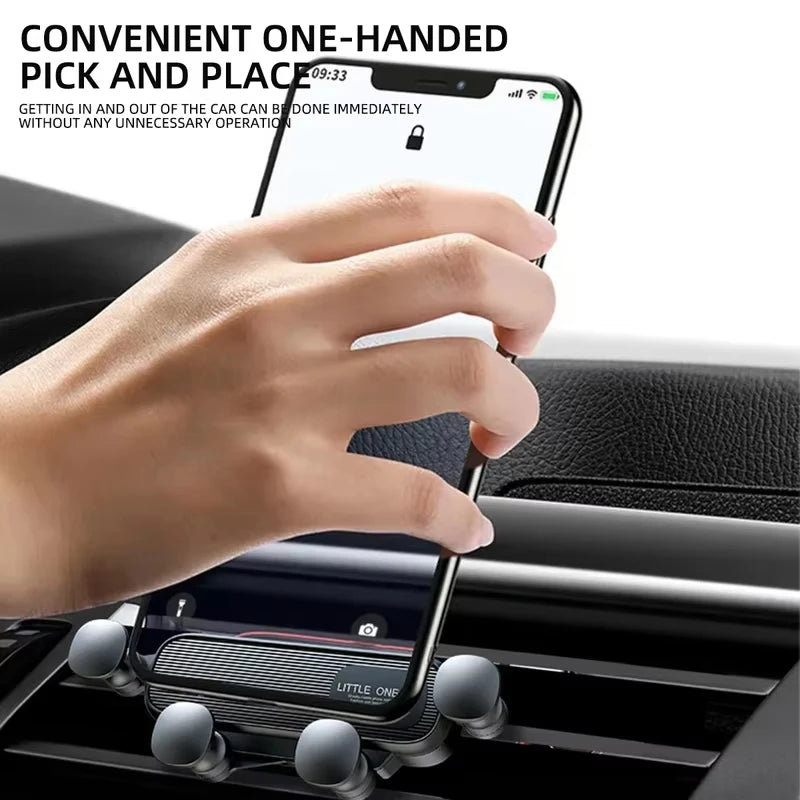 Supporto telefono auto a gravità universale per iPhone 13/12 e Xiaomi