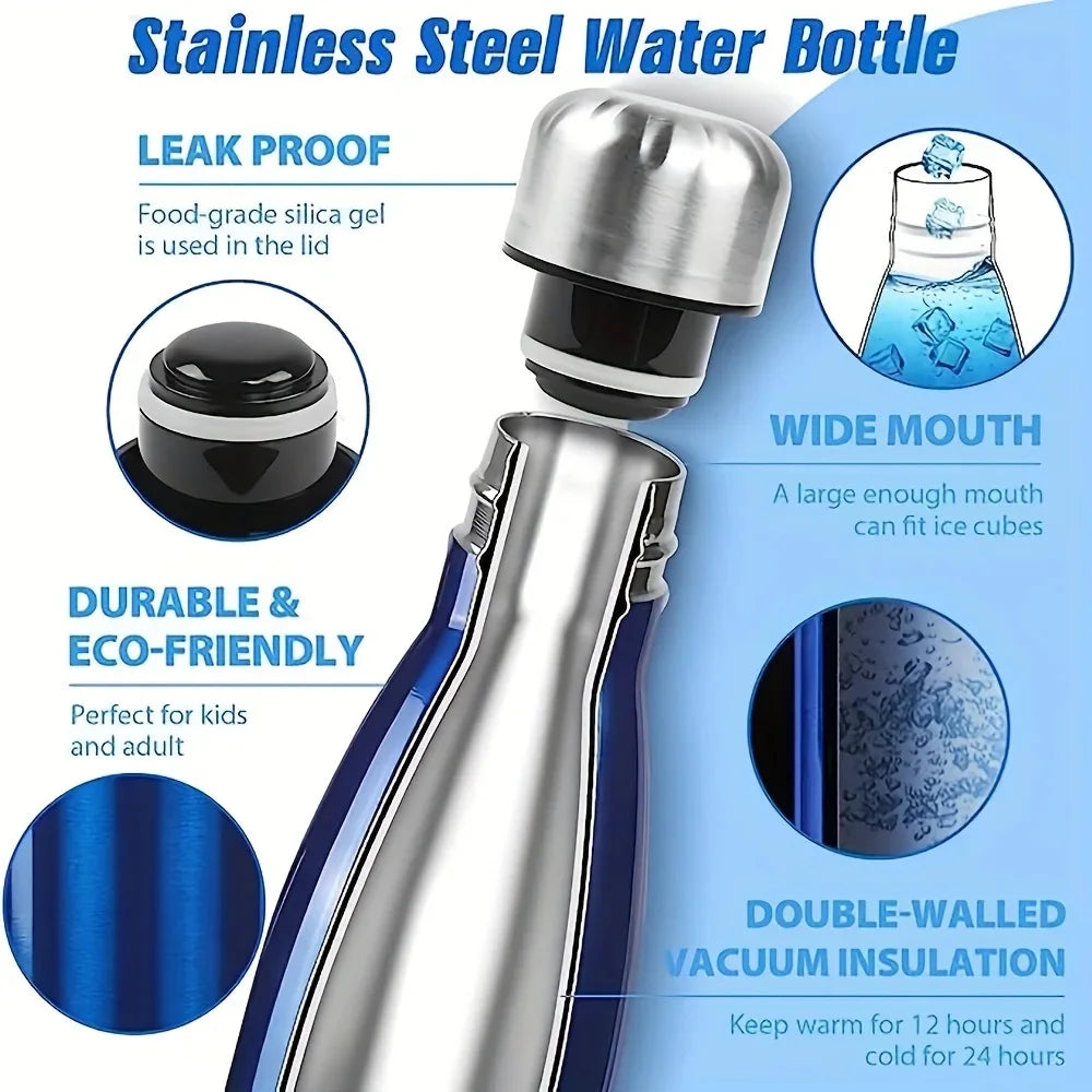 Thermos acciaio inox 500/750 ml doppia parete – isolamento 6‑12 h per caffè