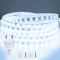 Striscia LED 220V 2835 Flessibile 1‑30 m con Spina EU – Illuminazione Waterproof