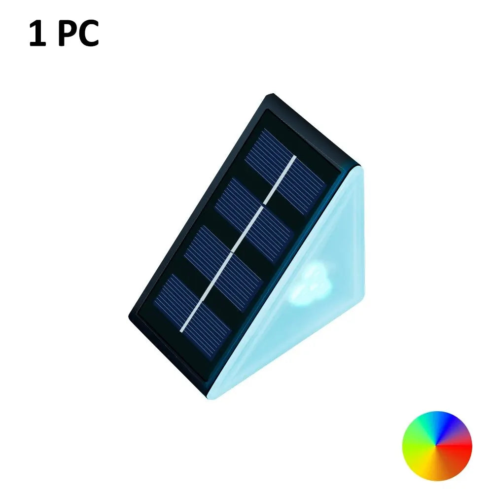 Luci Solari a Triangolo per Gradini IP67 Bianco Caldo RGB